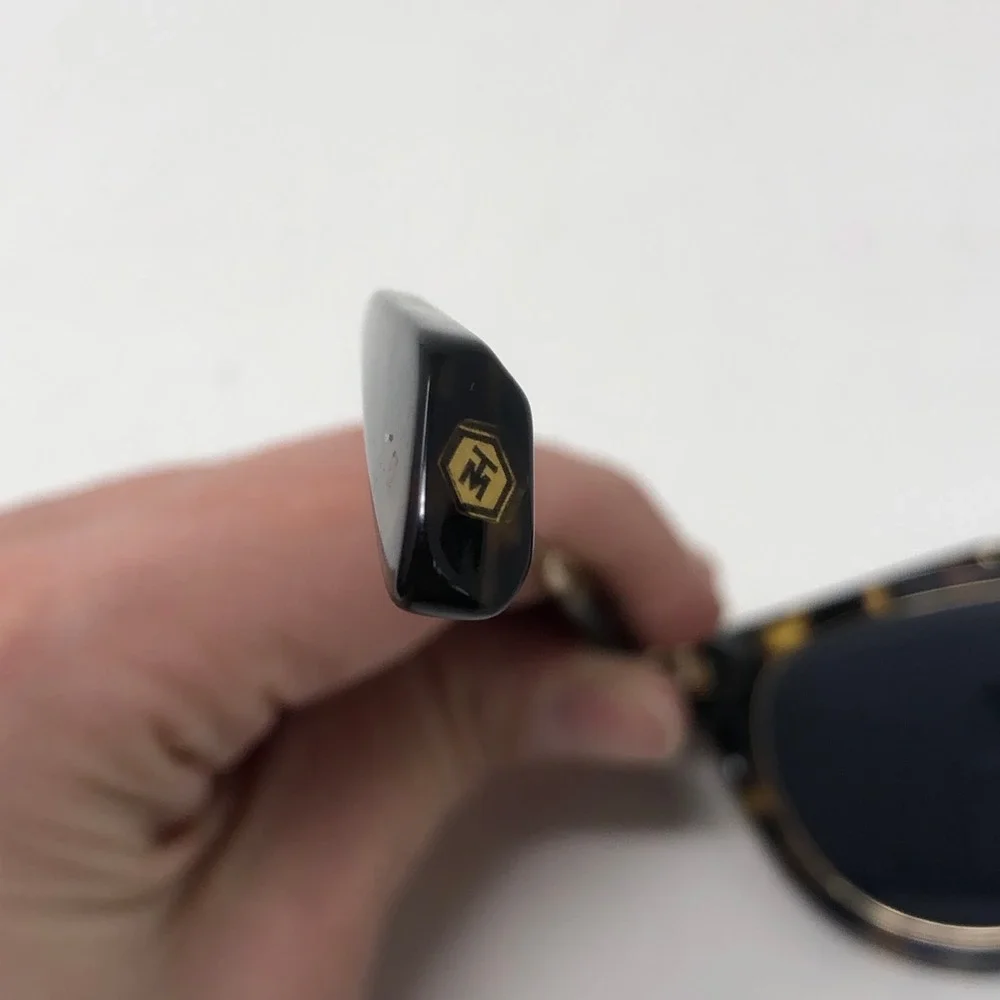 Taylor‎ Morris Roll Right Sunglasses Womens Tortoise Brown Round Mirrored Lens
